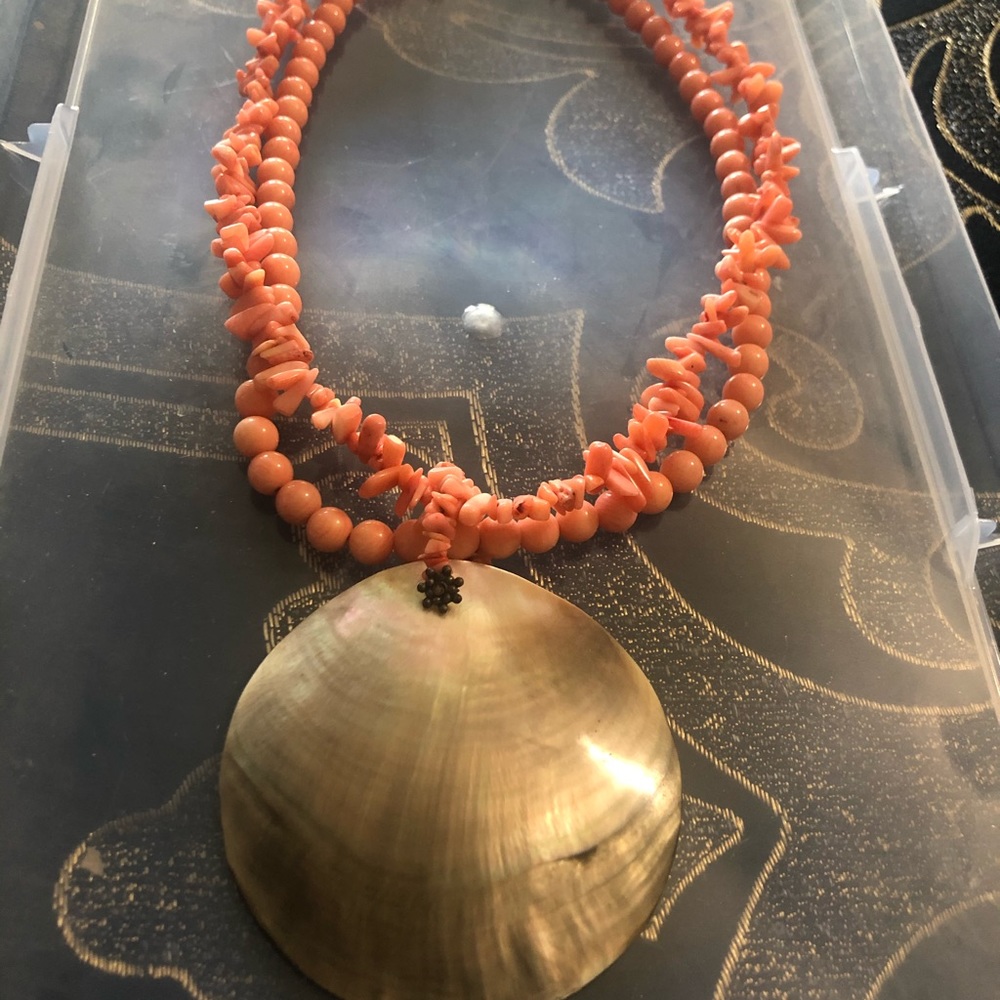 Orange necklace